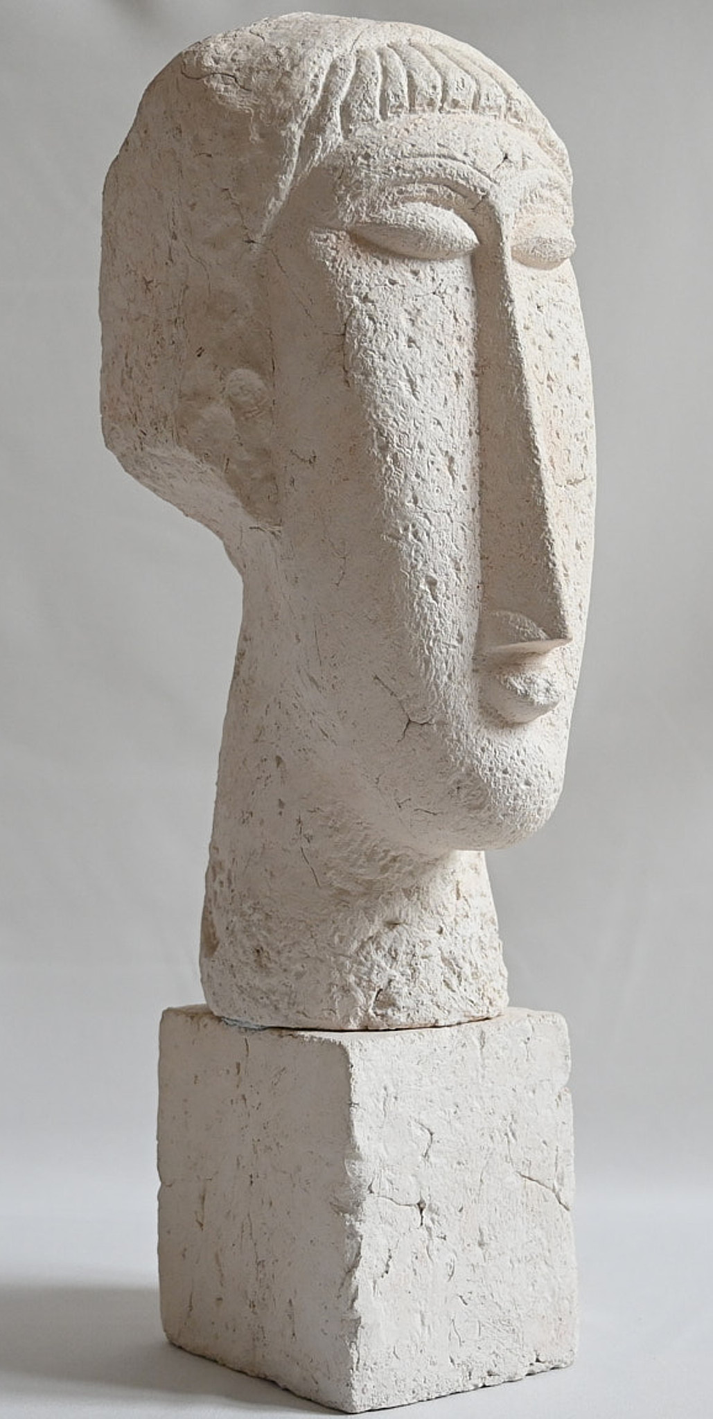 SOLD // Amedeo Modigliani (after), Woman Head in Terracotta by RMN GP
