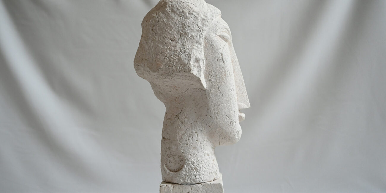 amedeo modigliani woman head terracotta rmn gp reproduction primitivism sculpture