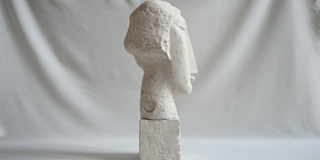 amedeo modigliani woman head terracotta rmn gp reproduction primitivism sculpture