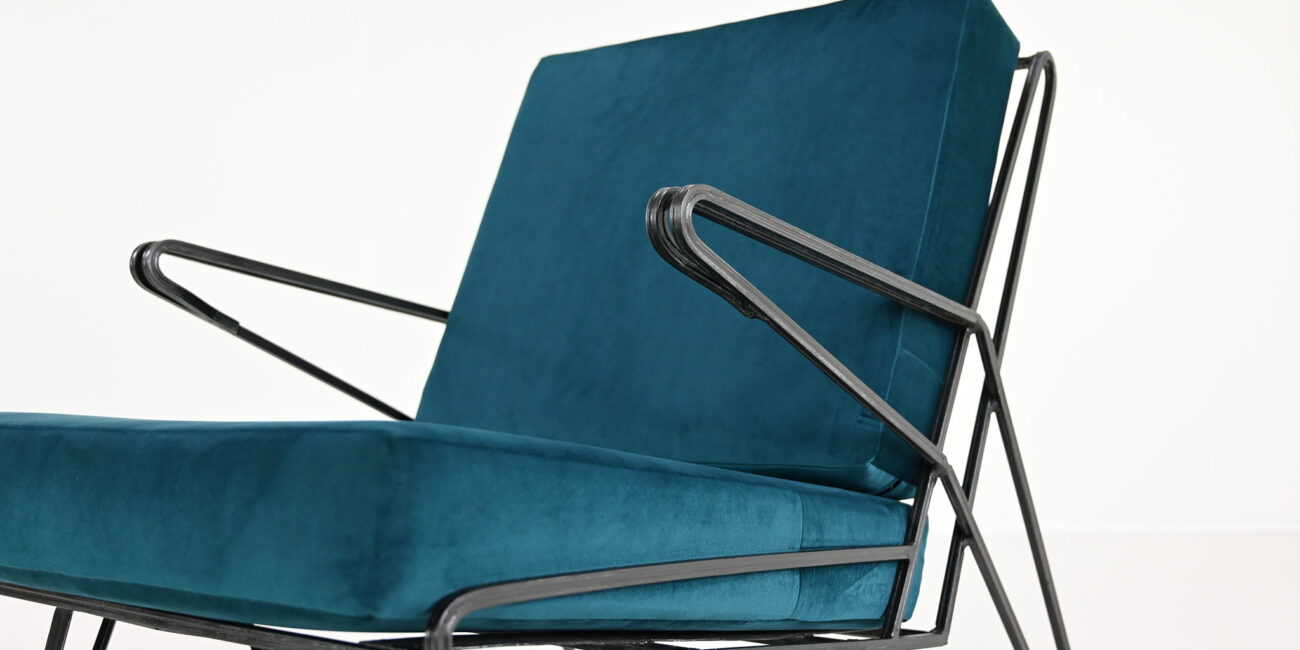 Maurizio tempestini patio vintage mid century modern wrought iron raoul guys salterini armchair