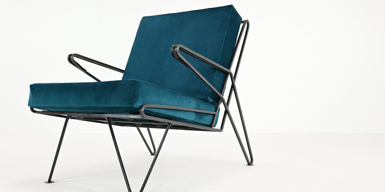 Maurizio tempestini patio vintage mid century modern wrought iron raoul guys salterini armchair
