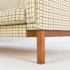 vintage sofa fritz hansen wool teak scandinavian danish couch