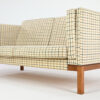 vintage sofa fritz hansen wool teak scandinavian danish couch