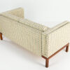 vintage sofa fritz hansen wool teak scandinavian danish couch