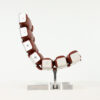 pierre vandel vertebre rib lounge chair space age mid century modern aluminum leather oscar niemeyer joe colombo