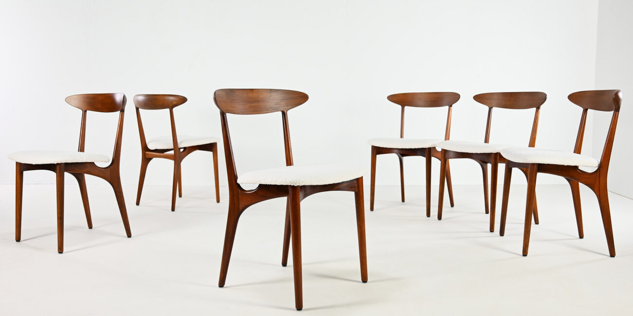 Kurt Ostervig model 26 27 Brande Møbelindustri chairs chaise teck scandinave danish design danemark vintage teak