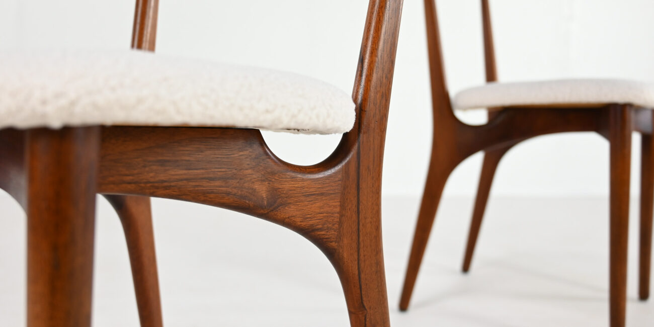 Kurt Ostervig model 26 27 Brande Møbelindustri chairs chaise teck scandinave danish design danemark vintage teak