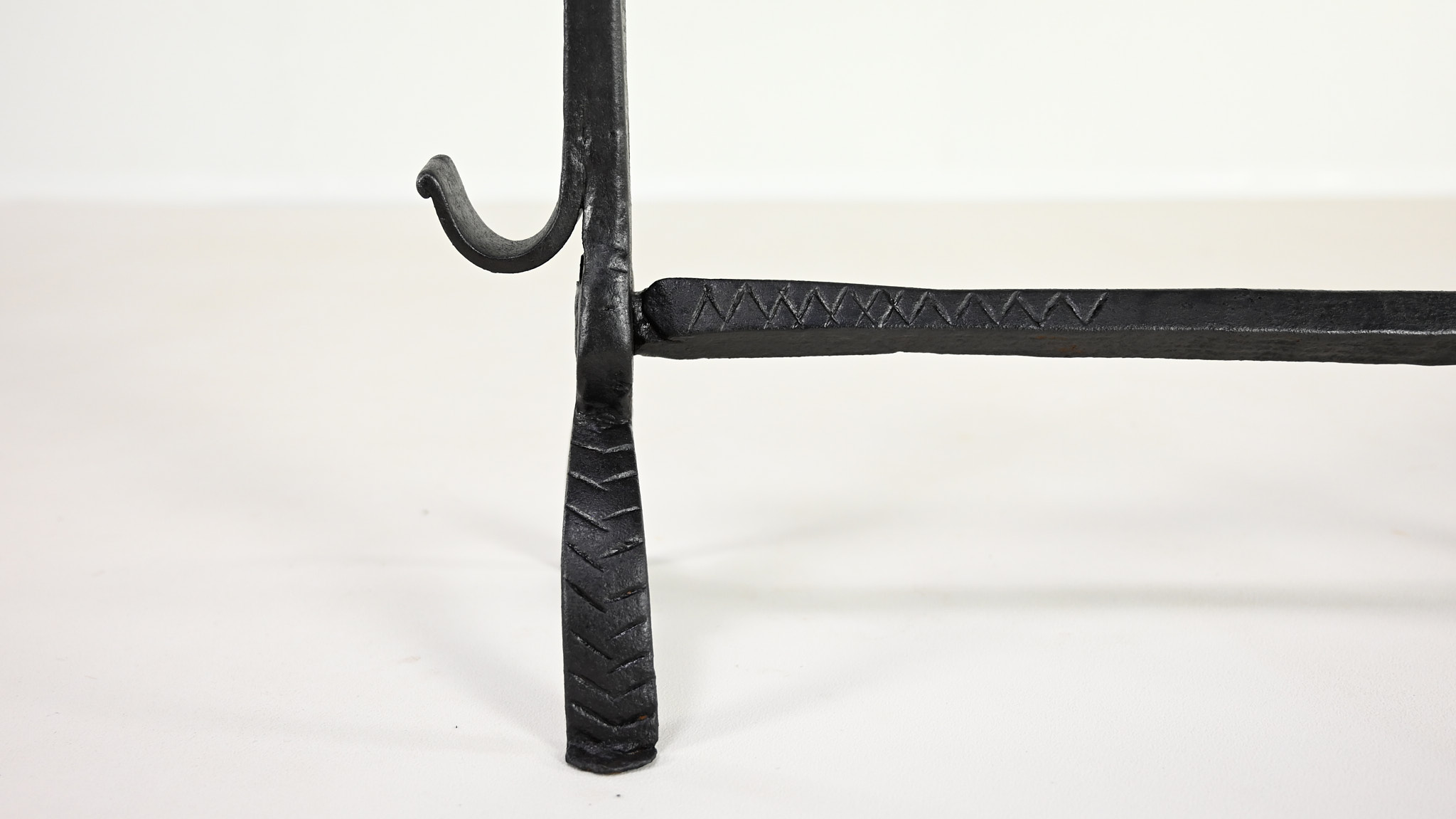 cast wrought iron andirons firedog 17th 18th 19th samuel yellin gothic french