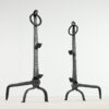 cast wrought iron andirons firedog 17th 18th 19th samuel yellin gothic french