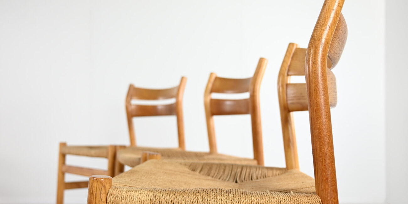 Børge Mogensen BM-1 chairs C.M Madsens Møbelfabrik BM1 BM 1 danish design shaker vintage scandinavian modern mid-century charlotte perriand alessandro becchi