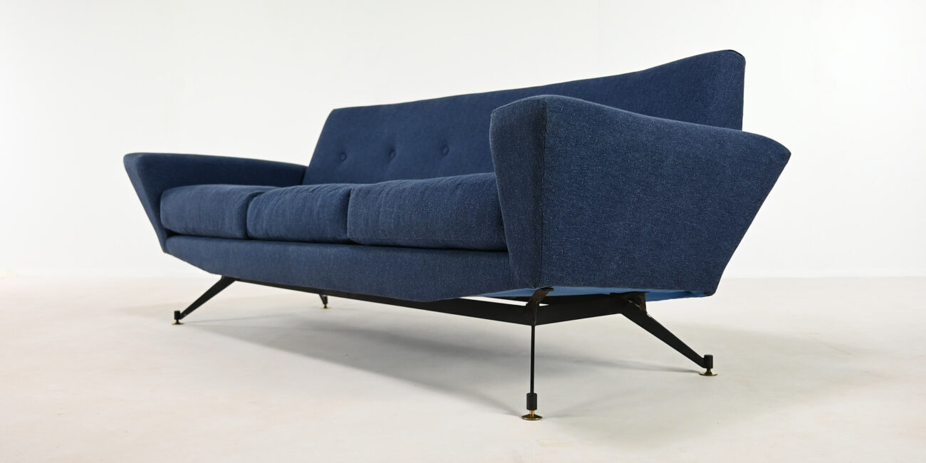 lenzi sofa studio apa tecnico vintage modernist italian modern italie design zanuso radice