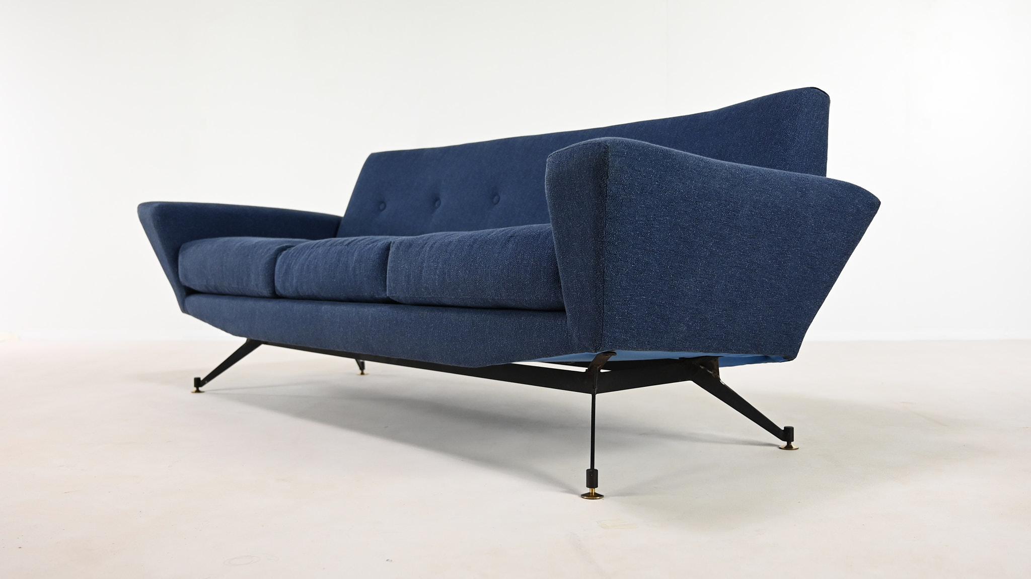 lenzi sofa studio apa tecnico vintage modernist italian modern italie design zanuso radice