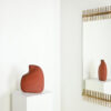 Ettore Sottsass brass mirror Santambrogio & De Berti italy italie brutaliste laiton miroir brutalist