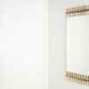 Ettore Sottsass brass mirror Santambrogio & De Berti italy italie brutaliste laiton miroir brutalist