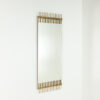 Ettore Sottsass brass mirror Santambrogio & De Berti italy italie brutaliste laiton miroir brutalist