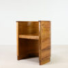 art deco walnut armchair alvar aalto otto korhonen concave fauteuill design noyer vintage