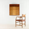 danish scandinavian floating cabinet design teak tambour door credenza bar drybar dovetail dovetails