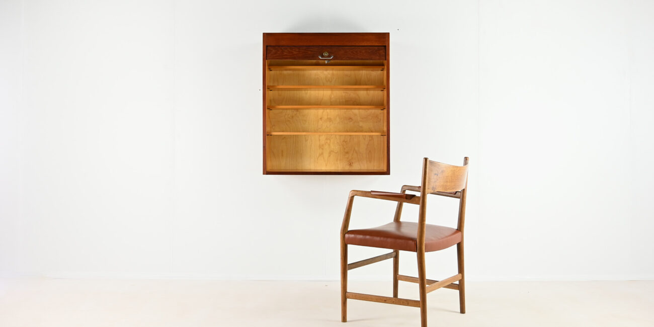 danish scandinavian floating cabinet design teak tambour door credenza bar drybar dovetail dovetails