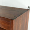 danish scandinavian floating cabinet design teak tambour door credenza bar drybar dovetail dovetails