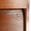 danish scandinavian floating cabinet design teak tambour door credenza bar drybar dovetail dovetails