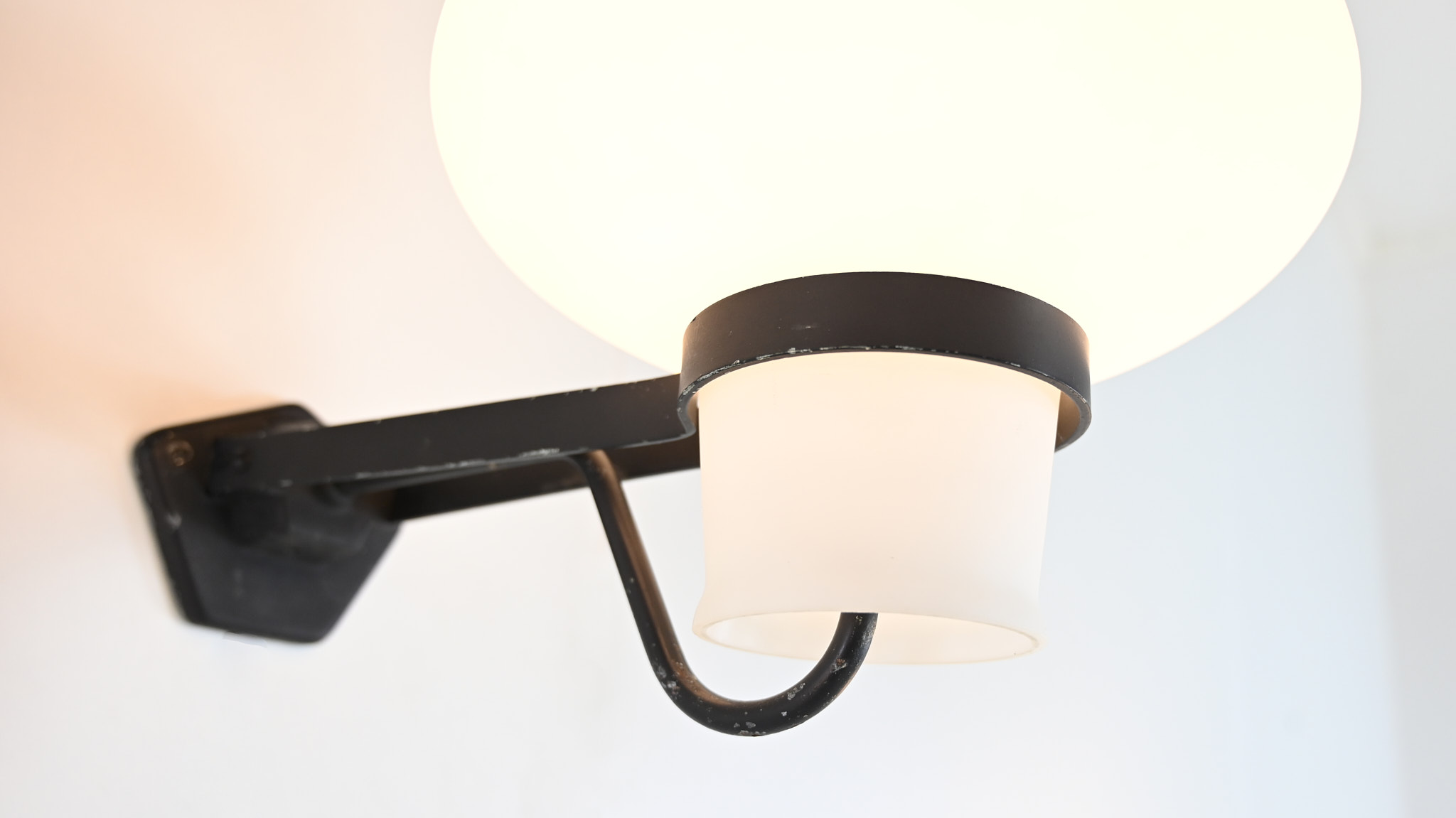 erik gunnar asplund ga9 asea wall lamp light scones frosted opaline glass swedish grace modernism scandinavian design