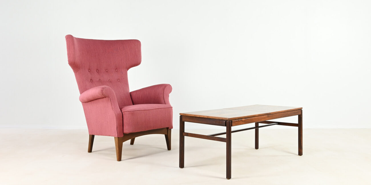 Fritz Hansen hammer armchair fauteuil FH 8023 mid century modern scandinavian danish design vintage wingback oreilles