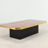hollywood regency red travertine coffee table georges mathias fedam belgochrom rizzo