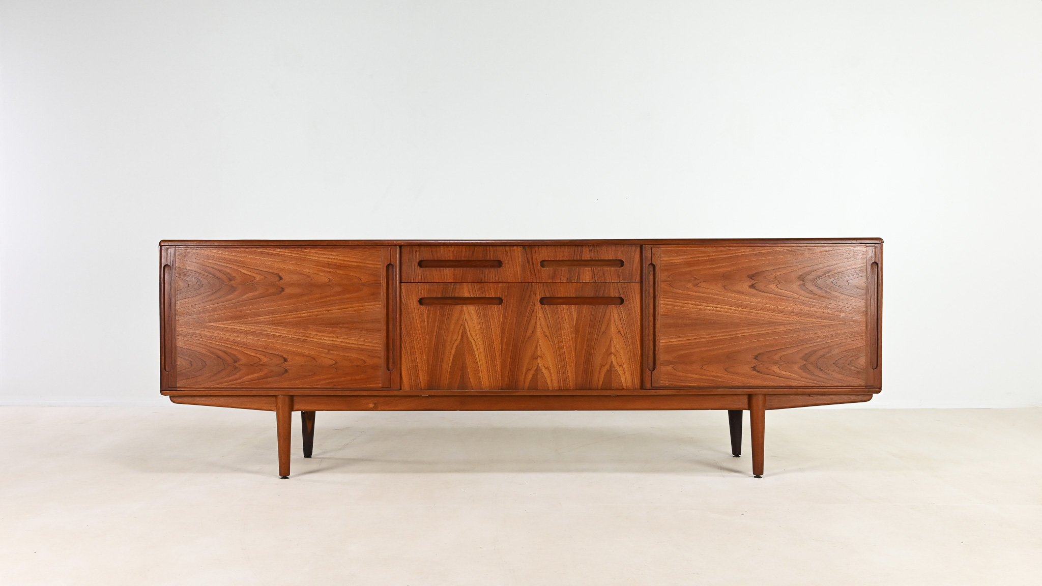 danish teak mid century vintage design sideboard carlo jensen johannes andersen scandinavian