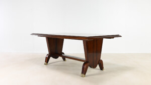 jules leleu art deco table dining salle a manger maurice rinck paolo buffa palissander rosewood