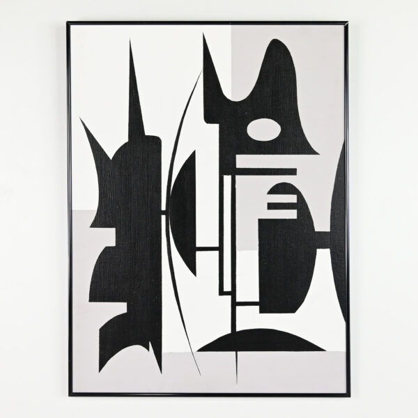 Artist Unknown, Abstract Composition, Acrylic on Canvas.