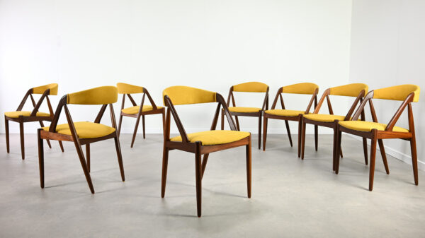 Kai Kristiansen, set of 8 chairs model 31