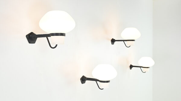 Erik Gunnar Asplund, "GA9" Wall Lights for ASEA, Sweden 1940s
